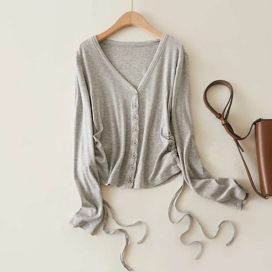 特！线下169！巨显瘦！气质减龄~舒适百搭基础款女式打底衫 L71452