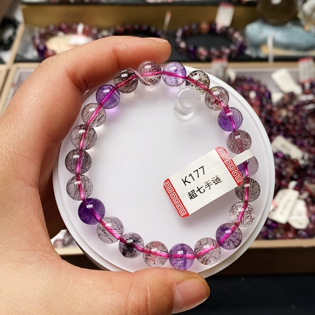 未镶嵌手链水晶K177超七8.8mm