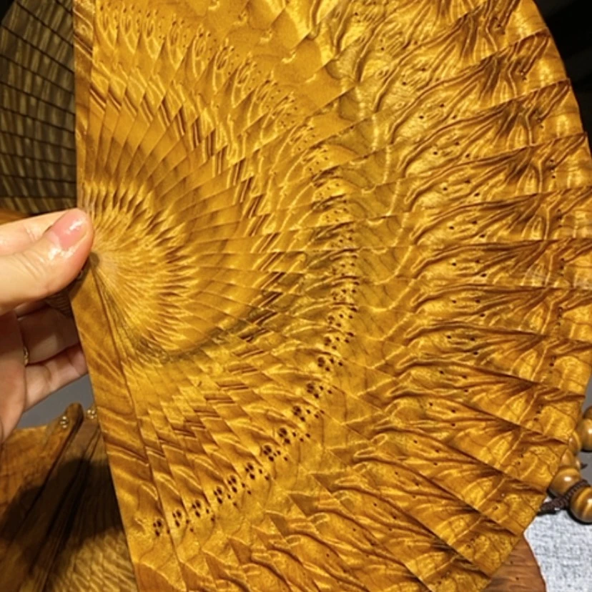 【闪购商品】金丝楠金丝楠木扇子