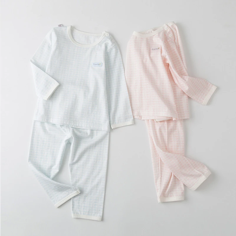 儿童睡衣春秋季长袖薄款纯棉中大童家居服套装上衣打底休闲宝宝