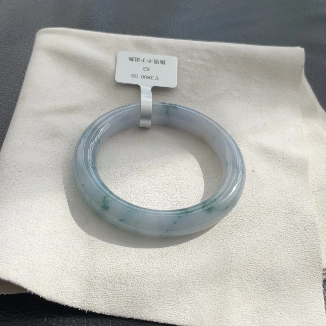 翡翠未镶嵌手镯纹53