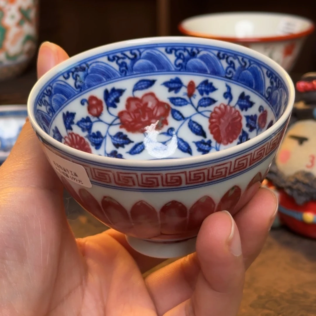 小*昏纯手工手绘陶瓷茶具