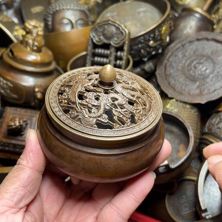 铜器摆件收收藏藏