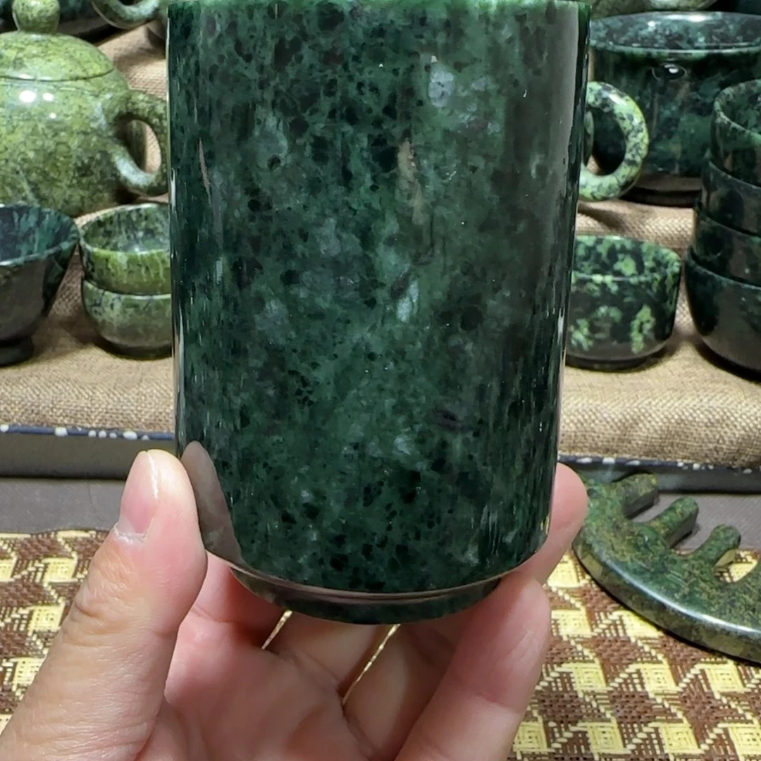 蛇纹石玉未镶嵌藏玉药王石产品