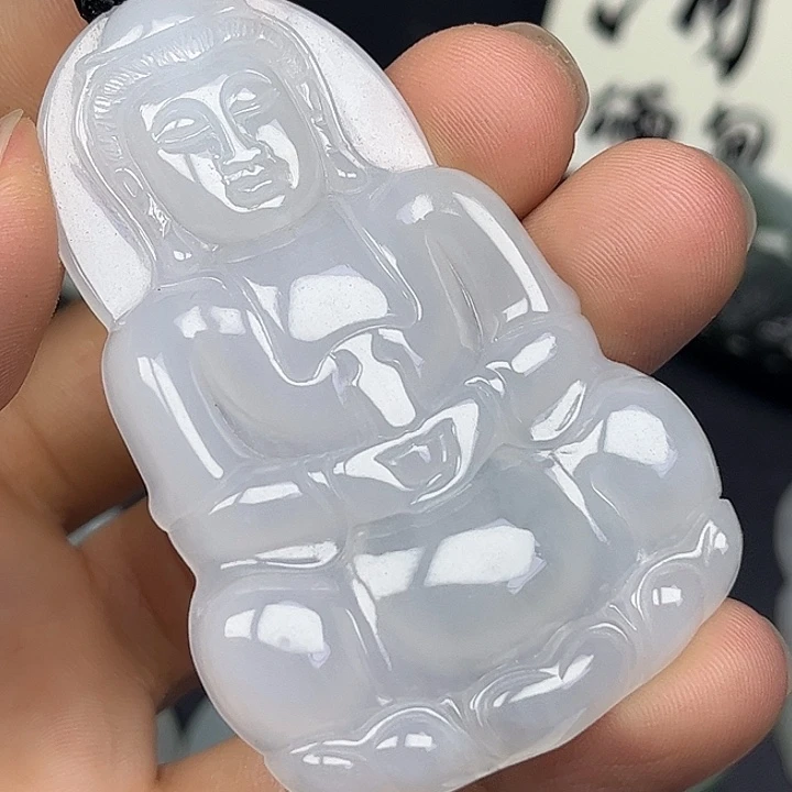 翡翠未镶嵌颈饰缅甸天然翡翠