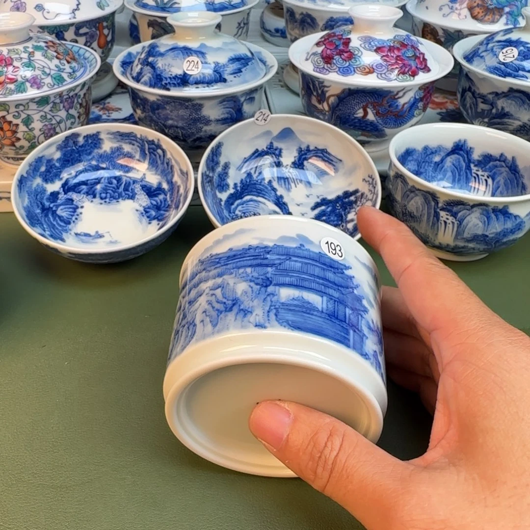纯手工纯手绘茶具石头237