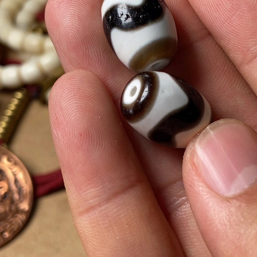 光***哥玛瑙/玉髓珠子未镶嵌