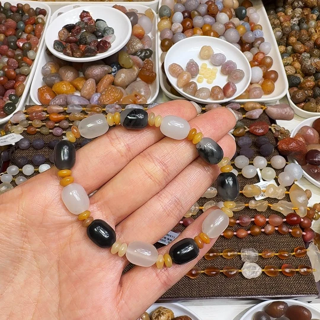 玛瑙/玉髓手链合金