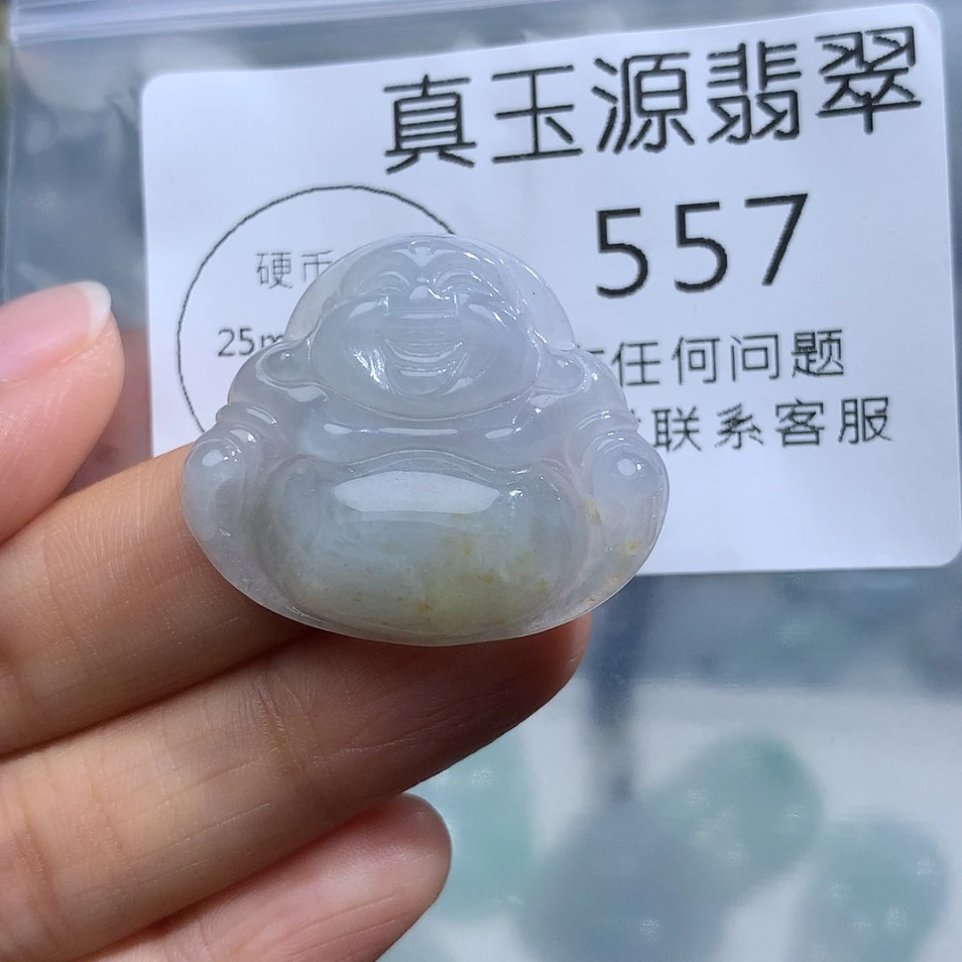 翡翠未镶嵌颈饰557。