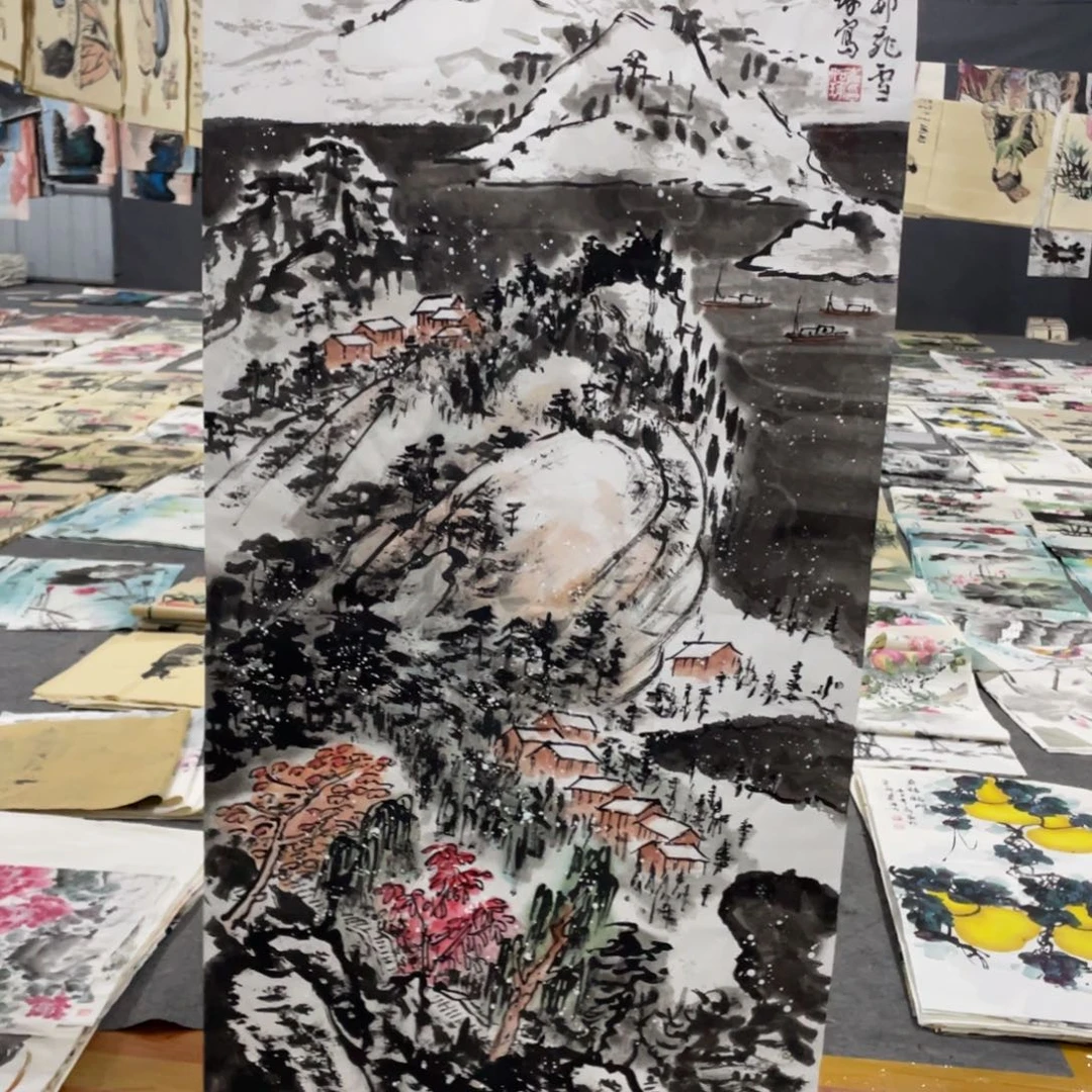 年画画创作等活动中的