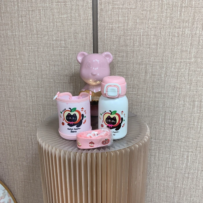 E424   宝宝儿童保温杯  570ML  一盖双饮