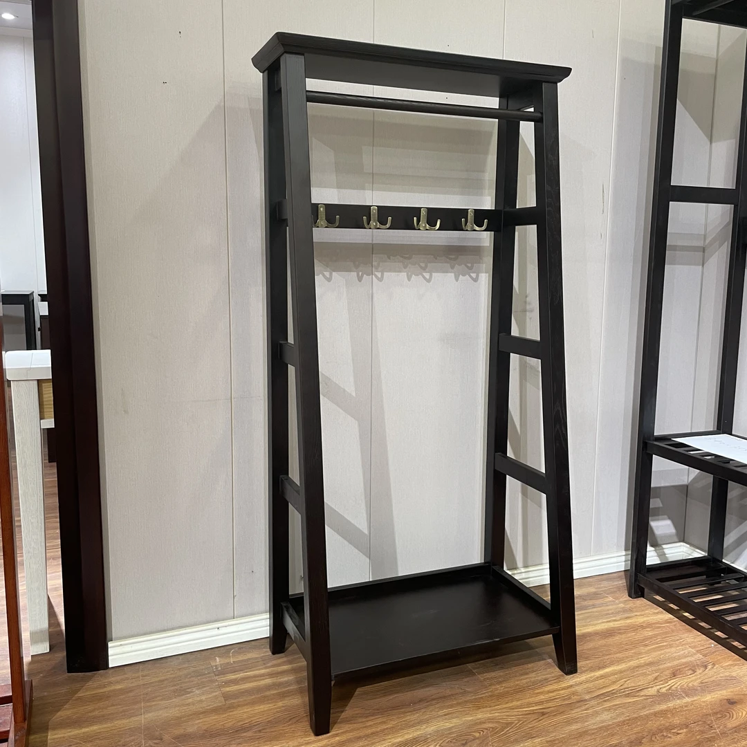 AS939特价进口北美红橡木衣帽架