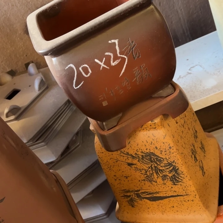 紫砂花盆紫砂花盆