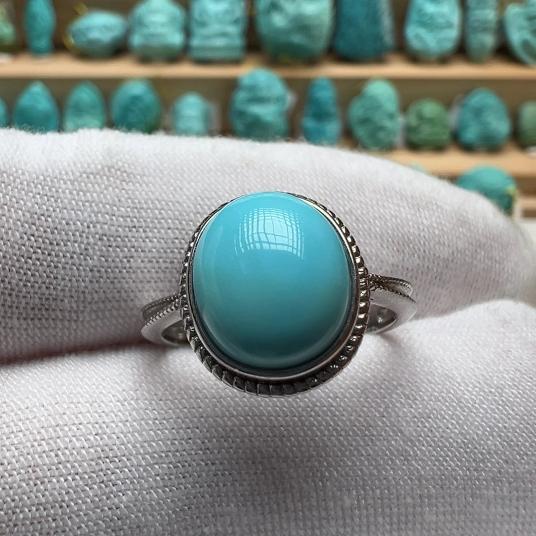 绿松石银S925镶嵌配饰