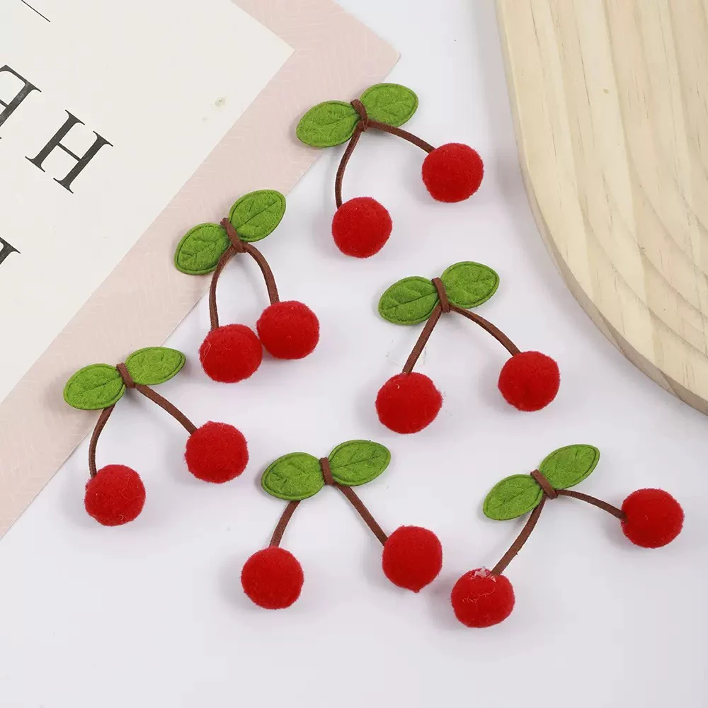 月光家*樱桃窗帘装饰（4个一包）别针精致纱帘配饰手工DIY