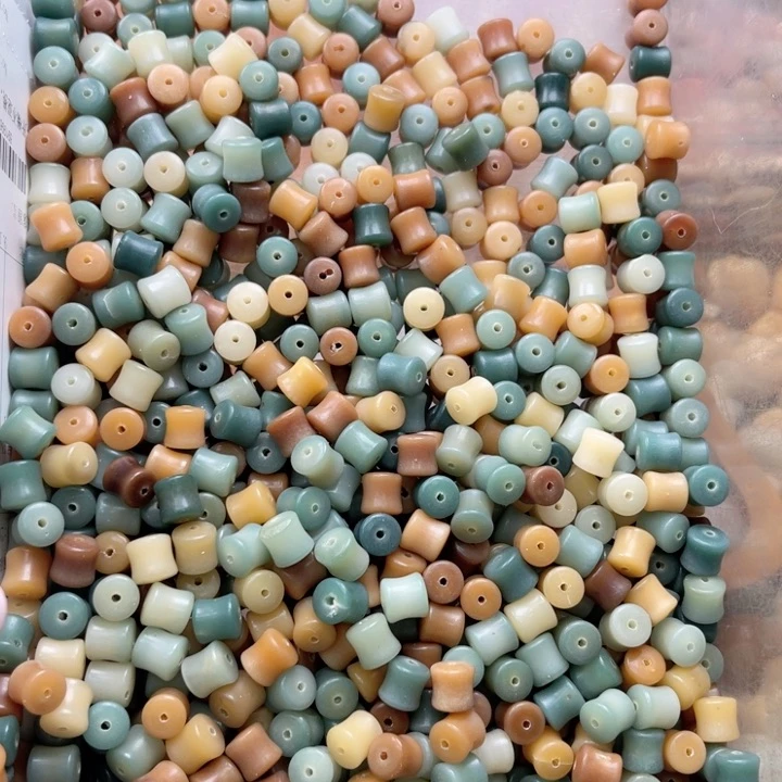 白玉菩提吊坠Z/9mm/150竹节瑕
