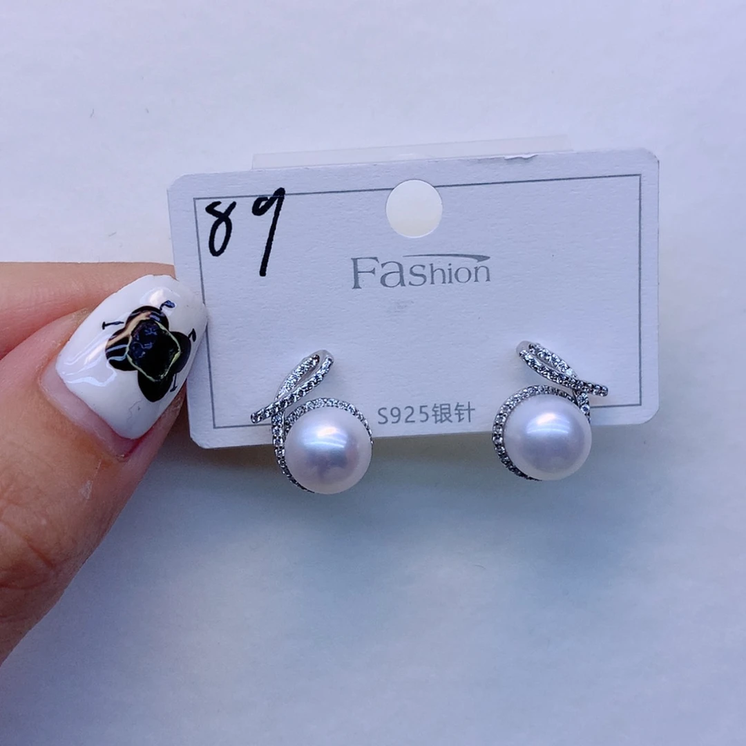 【闪购商品】银S925镶嵌耳饰淡水珍珠