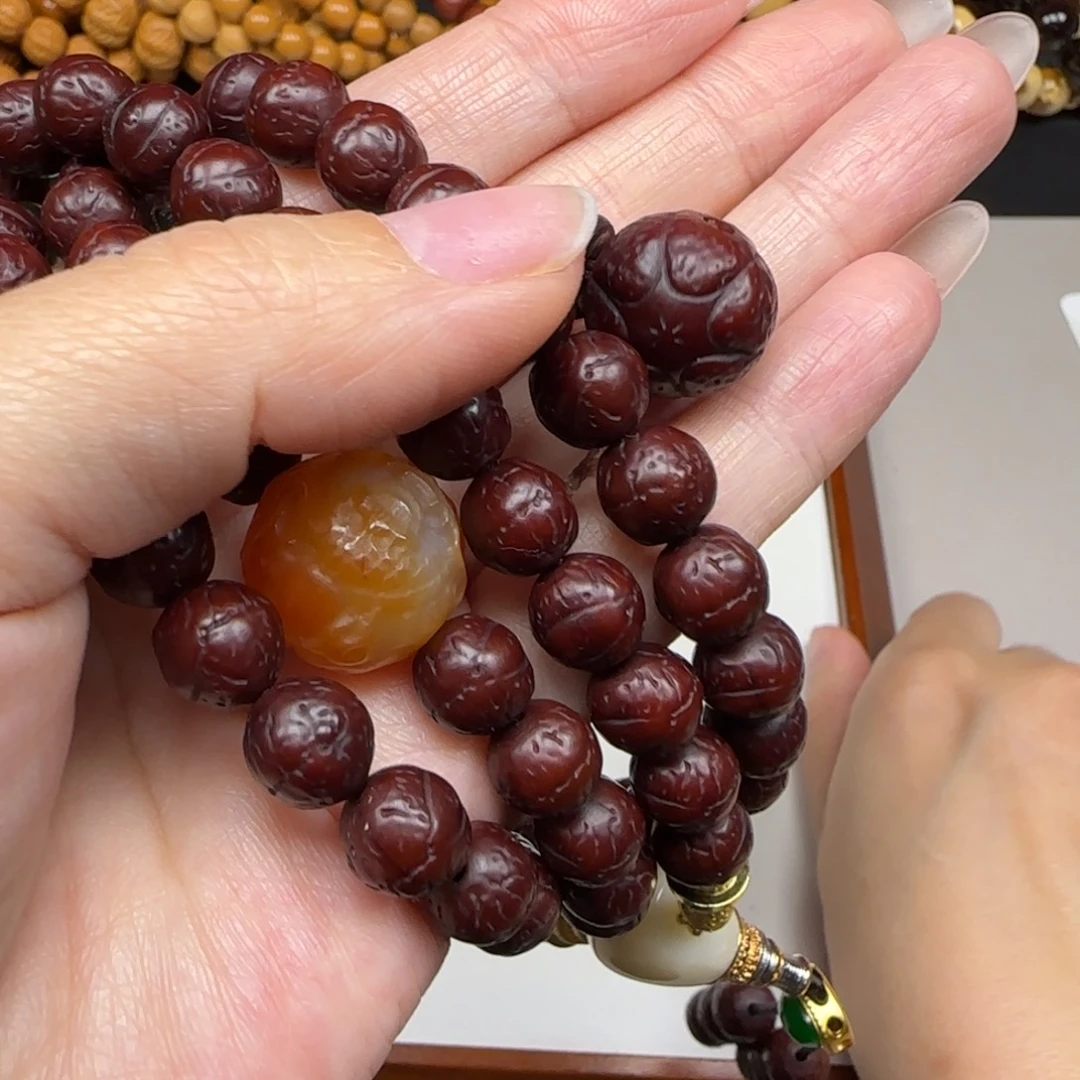 Q***3手串猴头核桃凤眼9.5