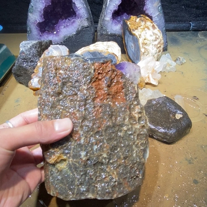 未镶嵌玛瑙/玉髓珠宝半成品