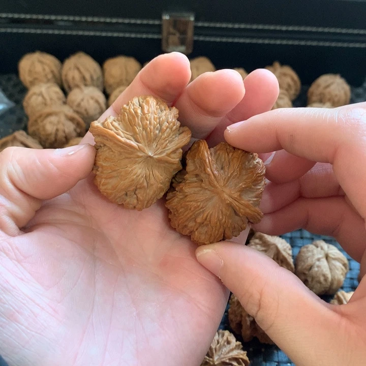 保***馆把件文玩核桃磨盘