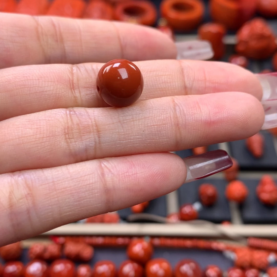 【闪购商品】南红玛瑙圆珠单珠10.6mm未镶嵌