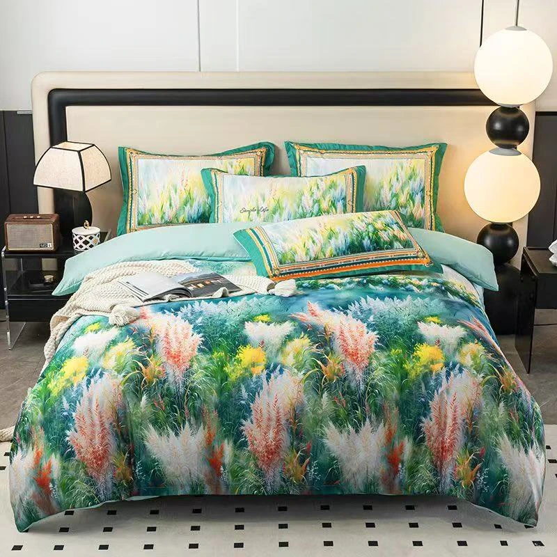 DD      9D印花 高端定制百花四件套 （最新款）