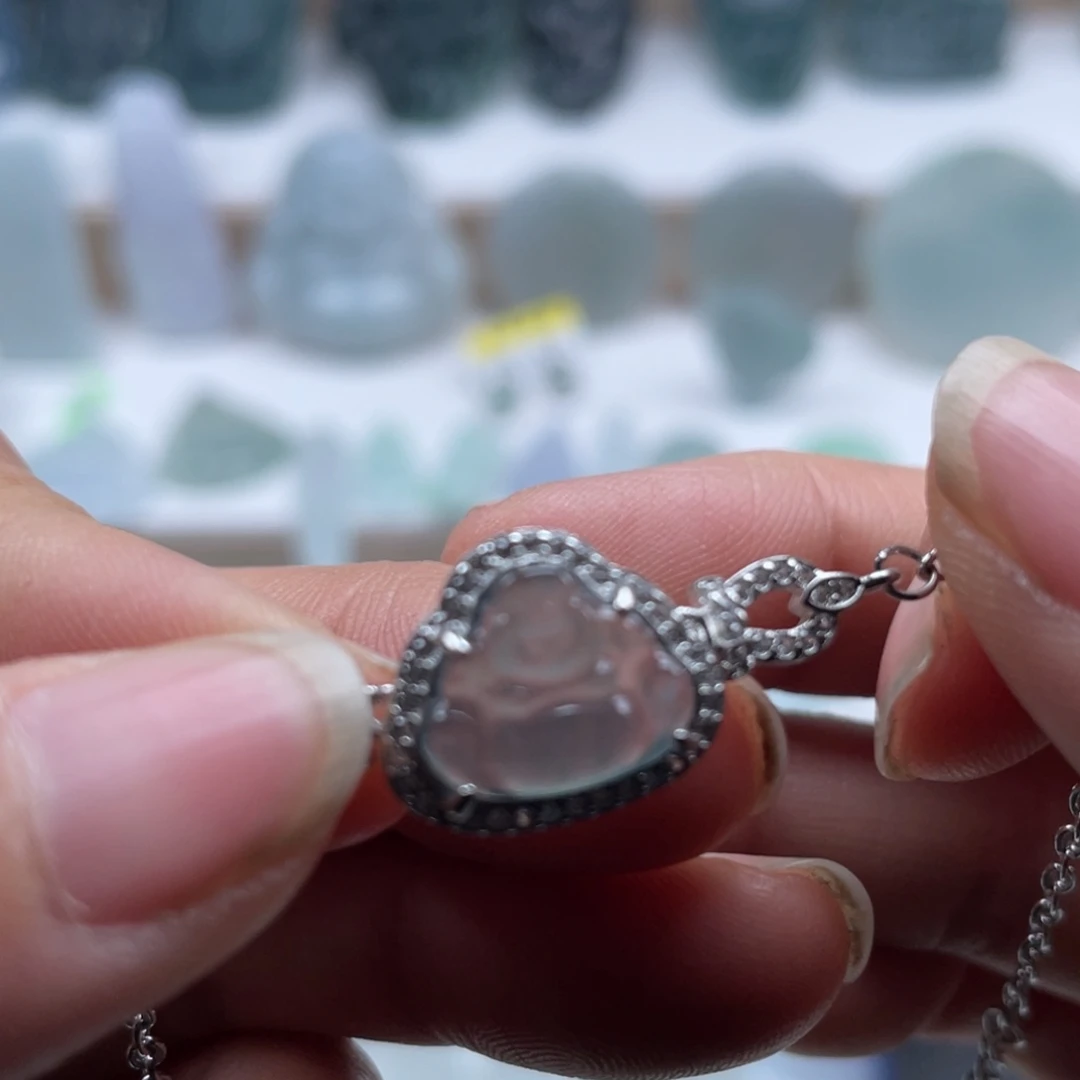 翡翠未镶嵌颈饰天然翡翠