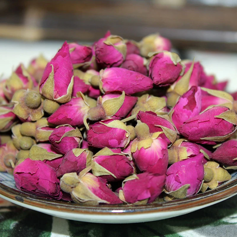 平阴重瓣玫瑰花茶无硫熏大朵完整罐装泡茶煮粥食材