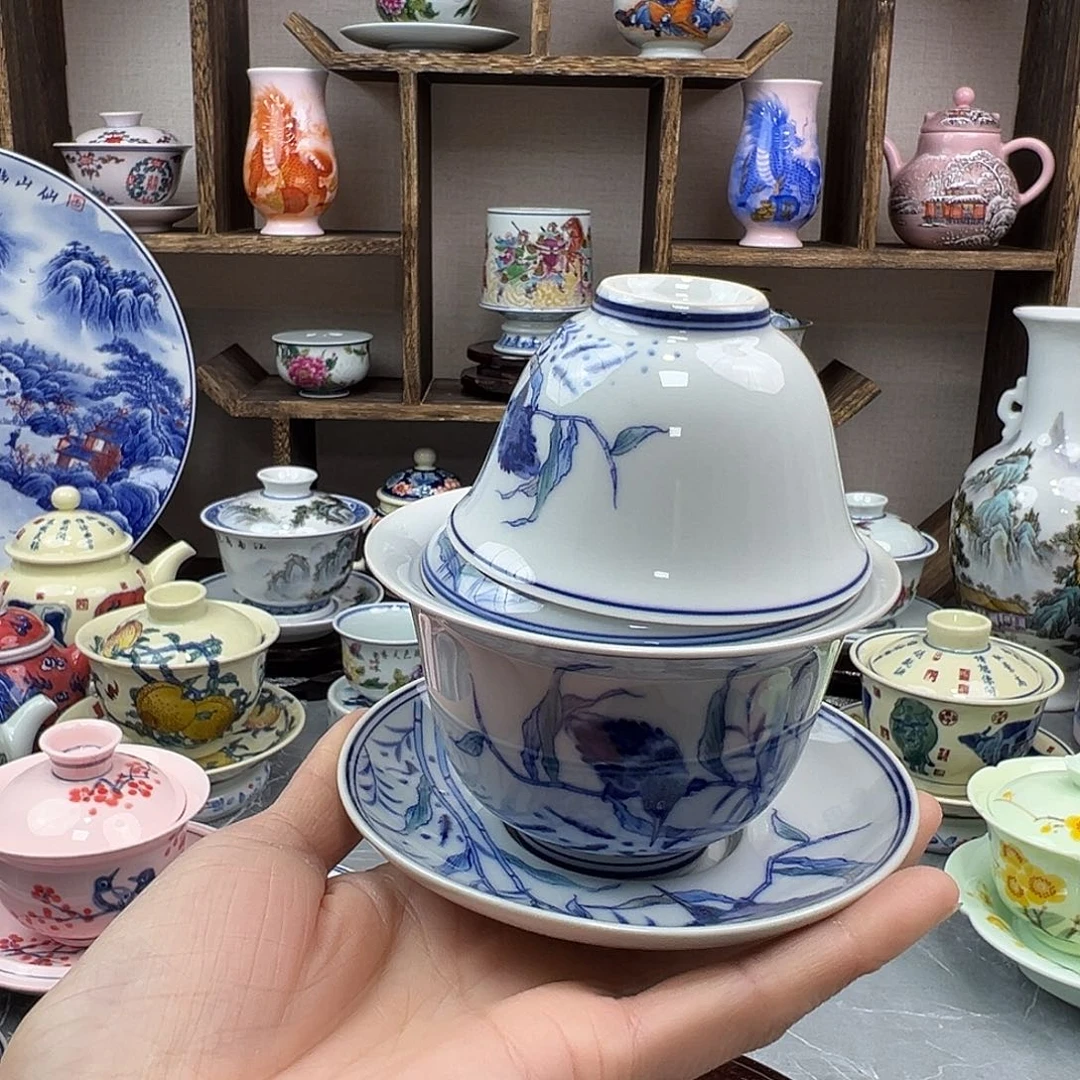 杯子陶瓷景德镇陶瓷567老厂瓷66