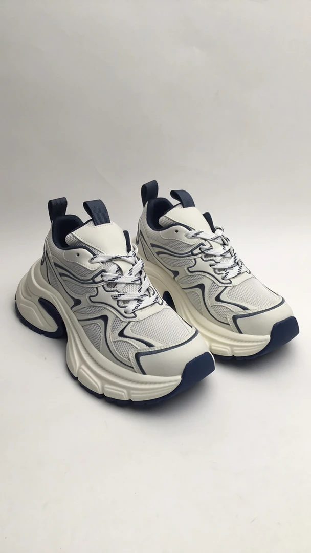 步鞋休闲鞋时尚休闲鞋低帮增高厚底ro网面老爹鞋修面皮潮流春季