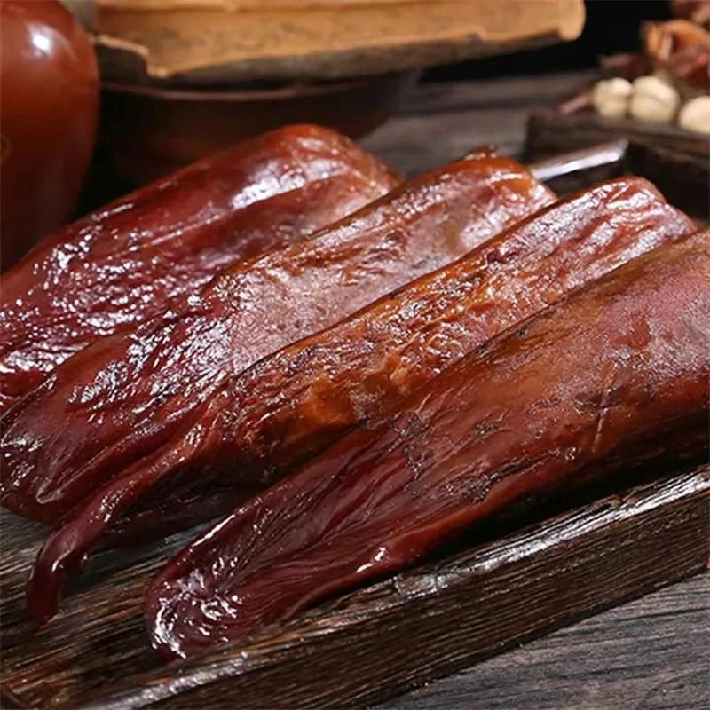 黄荆腊猪舌 腊味 土猪肉 原生态土猪 古蔺丫杈黑猪 年货