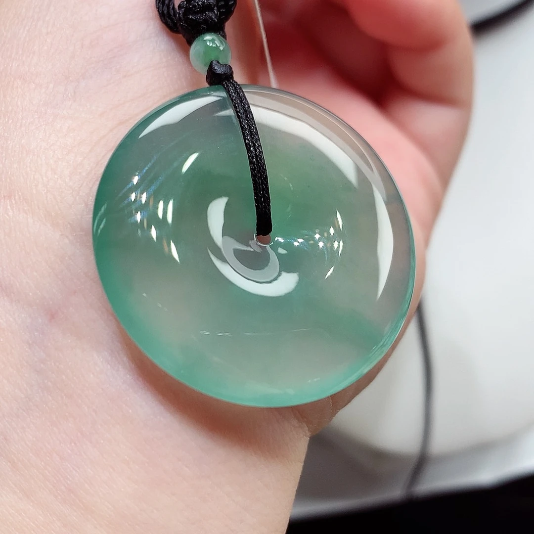 颈饰未镶嵌翡翠编号84，34.2/6