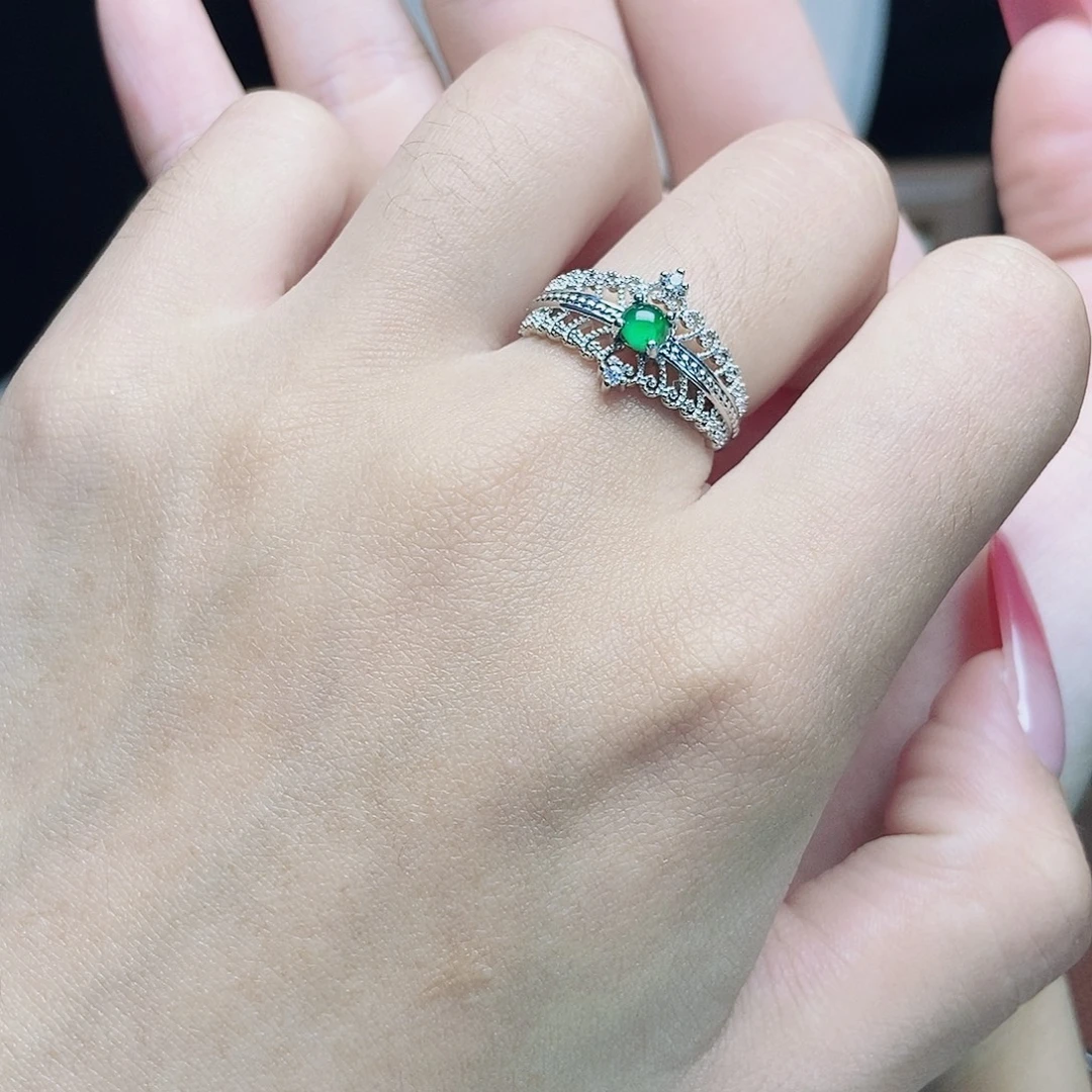 翡翠未镶嵌戒指49