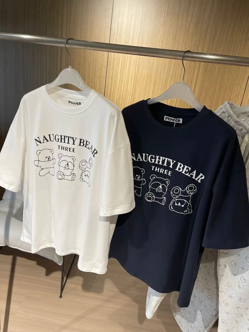东大门PEPPER三只熊t恤