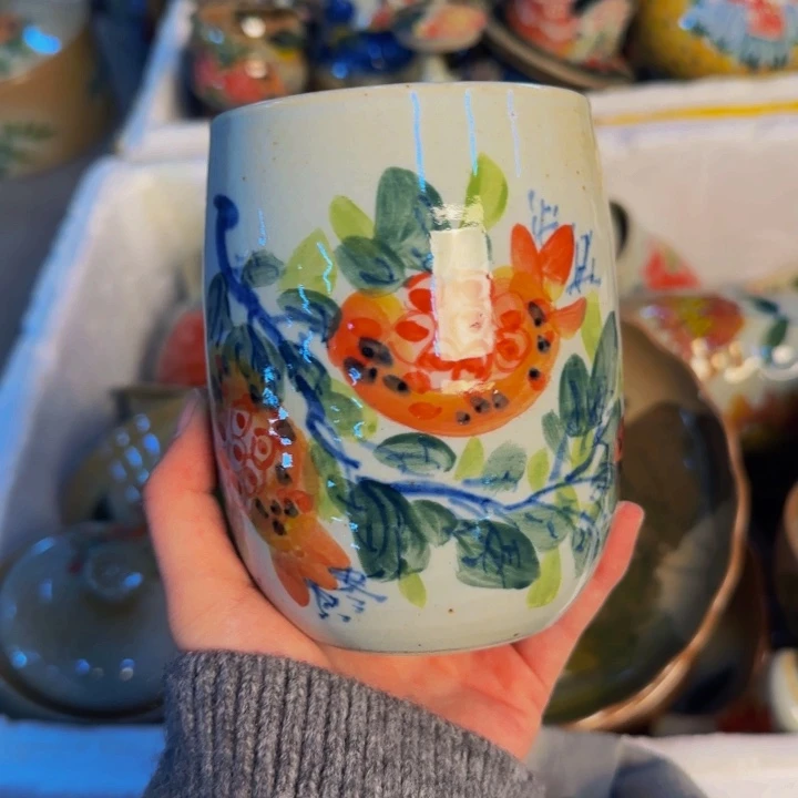 瓷片景德镇陶瓷手工手绘