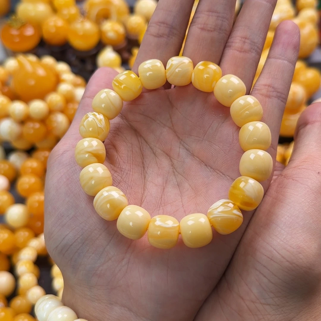 琥珀未镶嵌珠宝奇石13mm同料