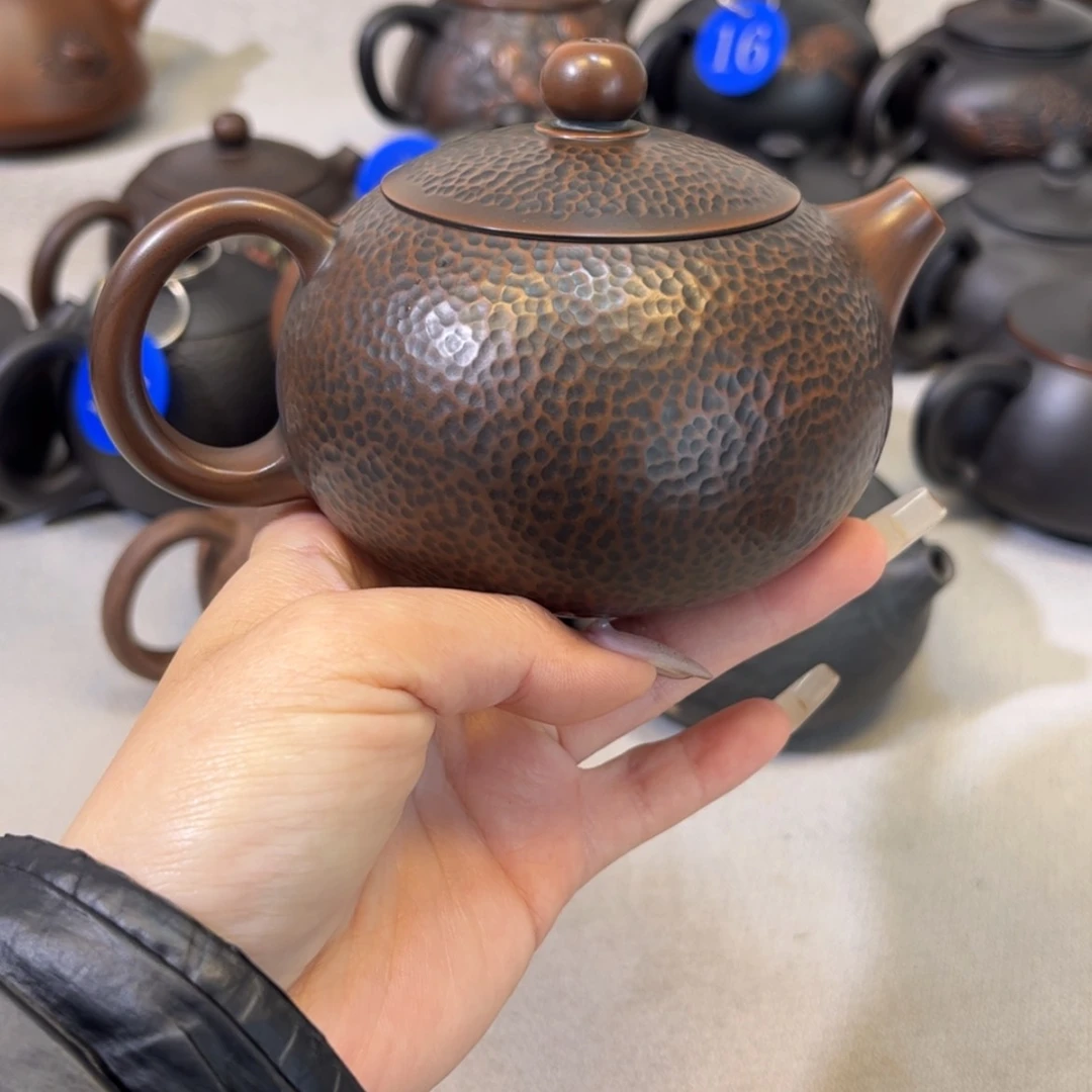 【闪购商品】真**慧红泥 锤纹 容量 230c c