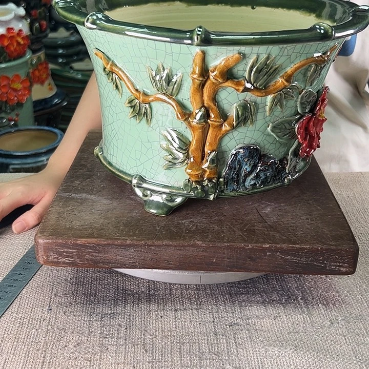 泳坤堂石湾盆陶瓷
