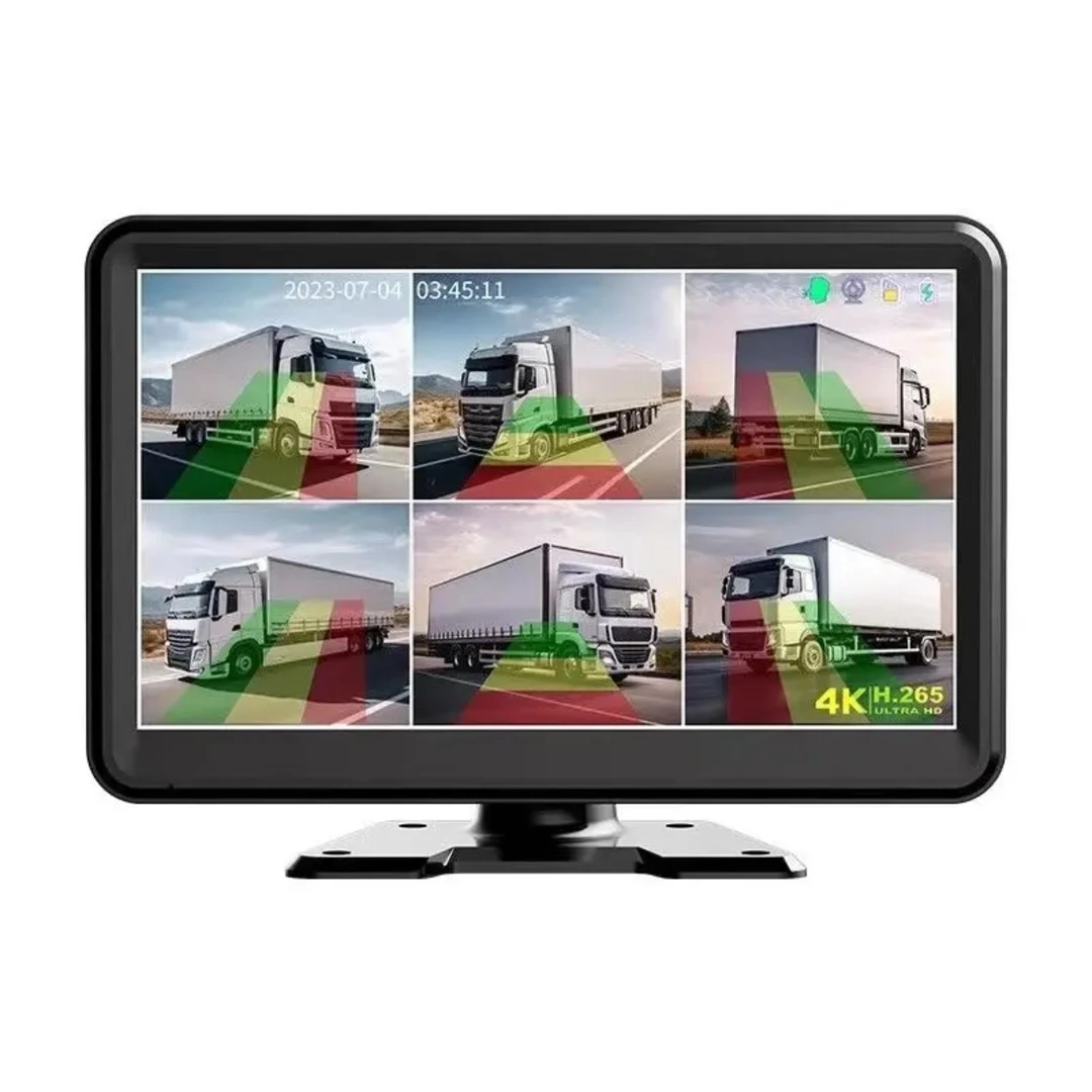 10寸二路四路五路六路夜视监控记录仪货车【单独屏+底座】