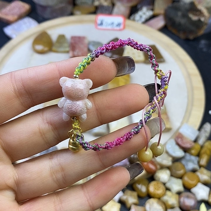 针钠钙石（海纹石）未镶嵌颈饰20