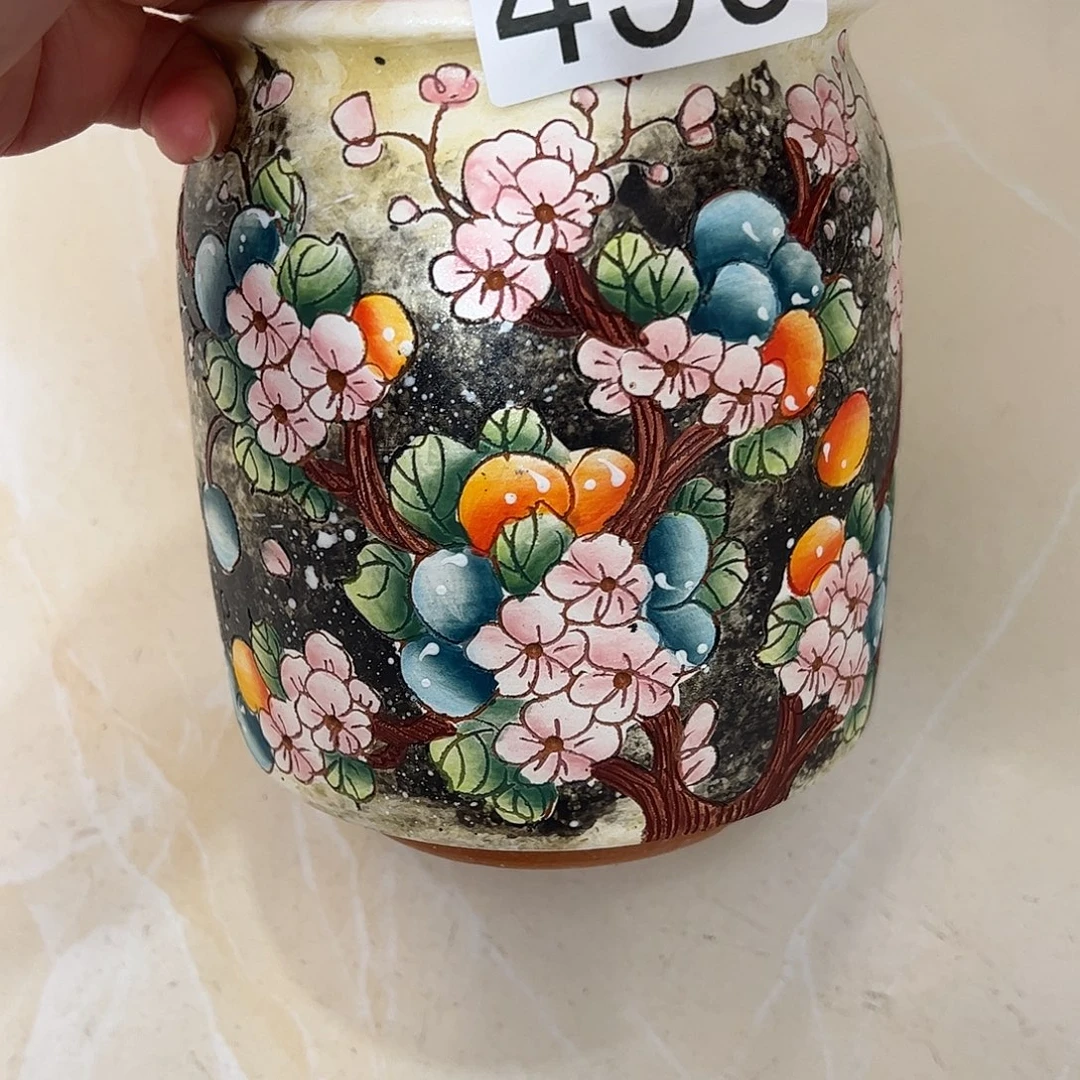 景德镇炫彩手绘口11.5高15.5