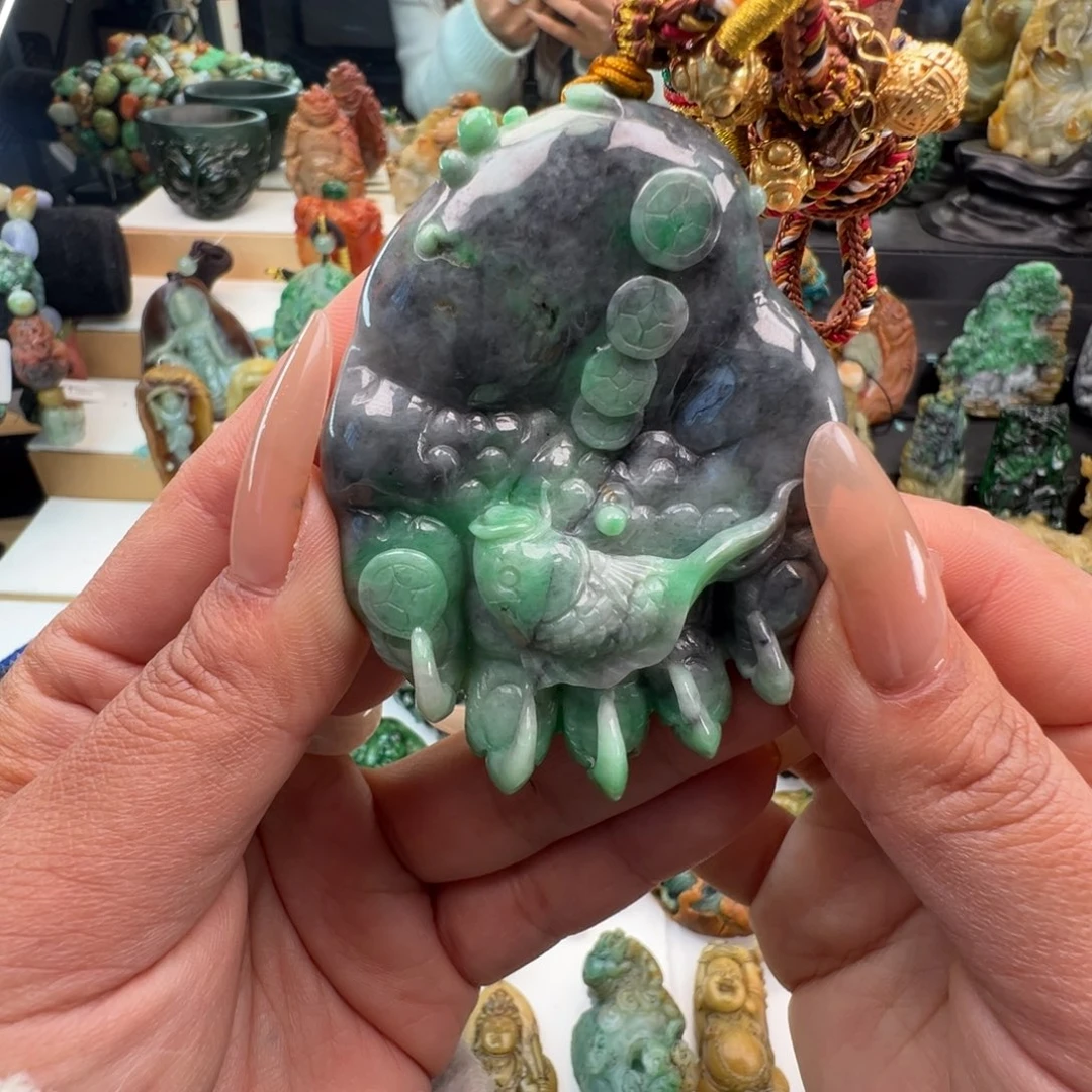 未镶嵌挂件翡翠天然缅甸