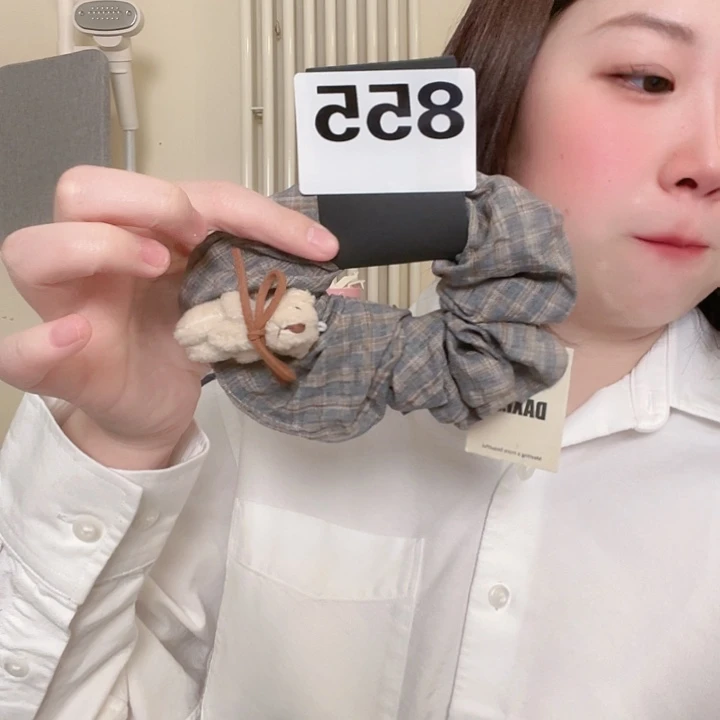 布艺非金属发圈855