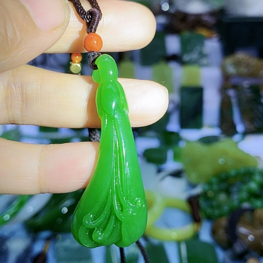 【闪购商品】未镶嵌和田玉（碧玉）挂件