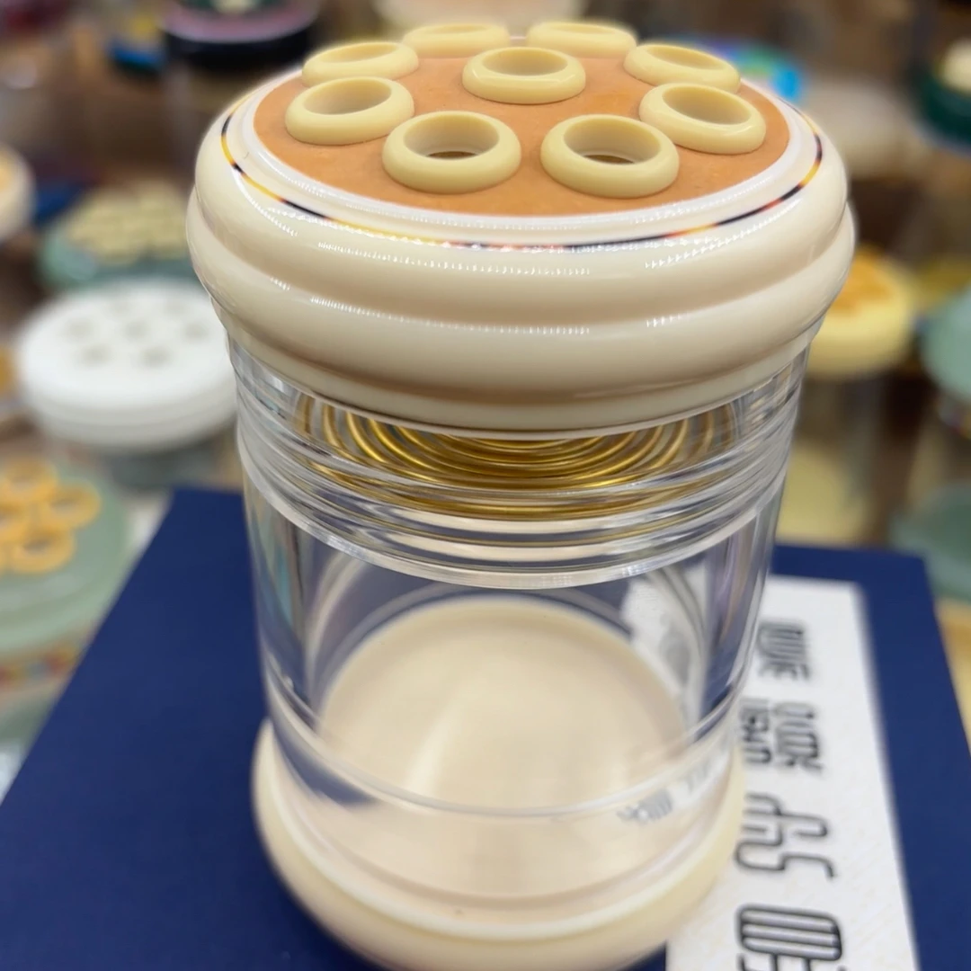 鸣韵60直径9孔葫芦皮蝈蝈叫罐鸣虫专用带1.5等间距簧礼盒装