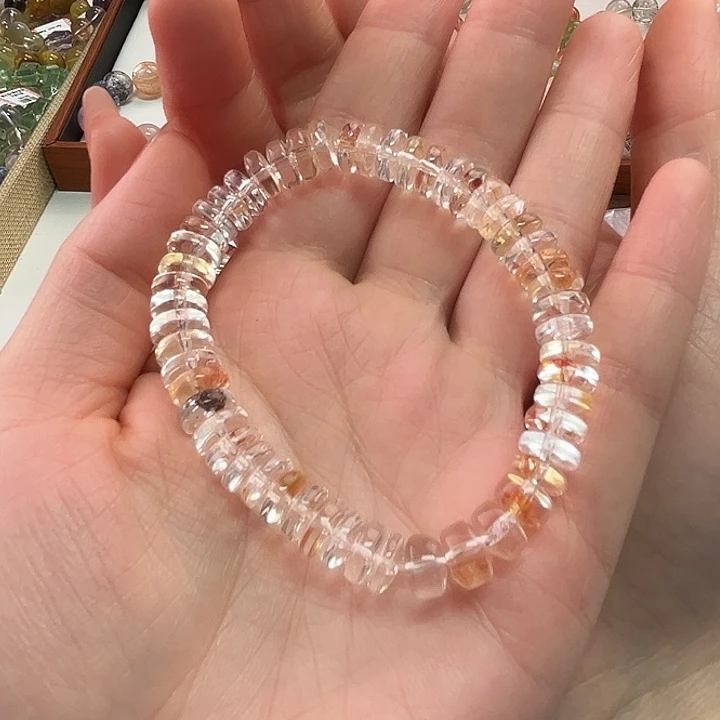 w***木水晶未镶嵌手链原创