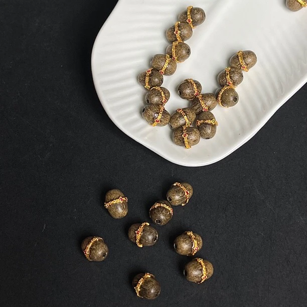 檀木桶珠diy饰品XQ46多样性发其一