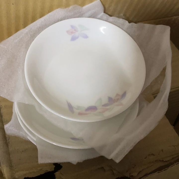 杯瓷片 汉玉5英寸小盘 4个