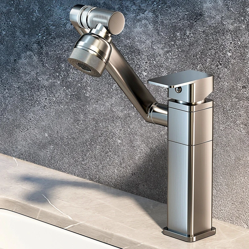 JOWMO全铜洗脸盆冷热水龙头洗脸池卫生间万向机械臂浴室台洗脸面