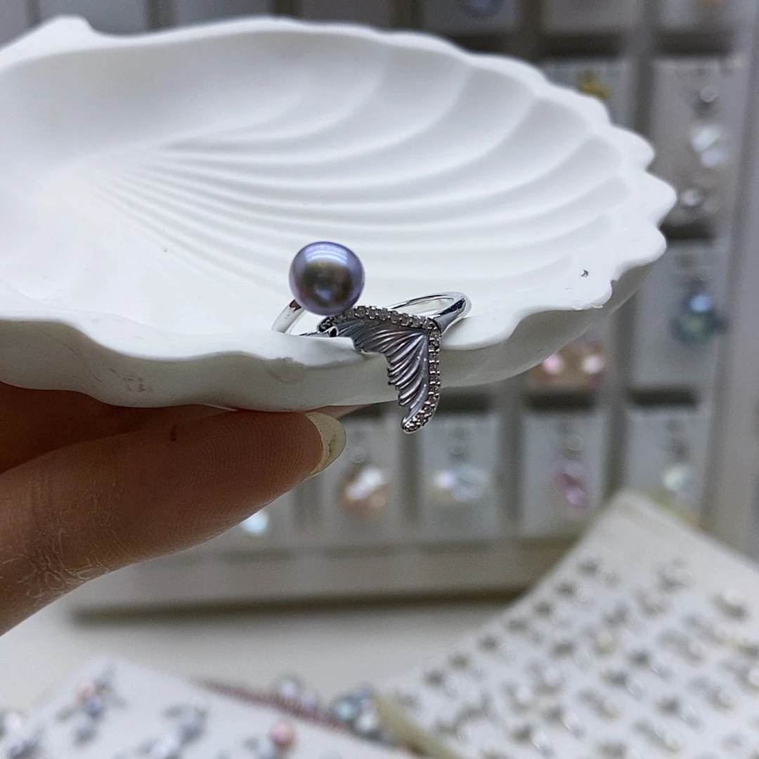 颈饰合金淡水珍珠